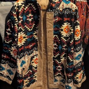 Aztec Patterned Women's Jacket